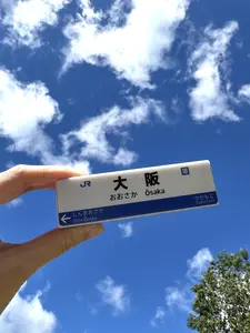 Osaka Japan LED fridge magnet – USB-C powered with multi-light modes.