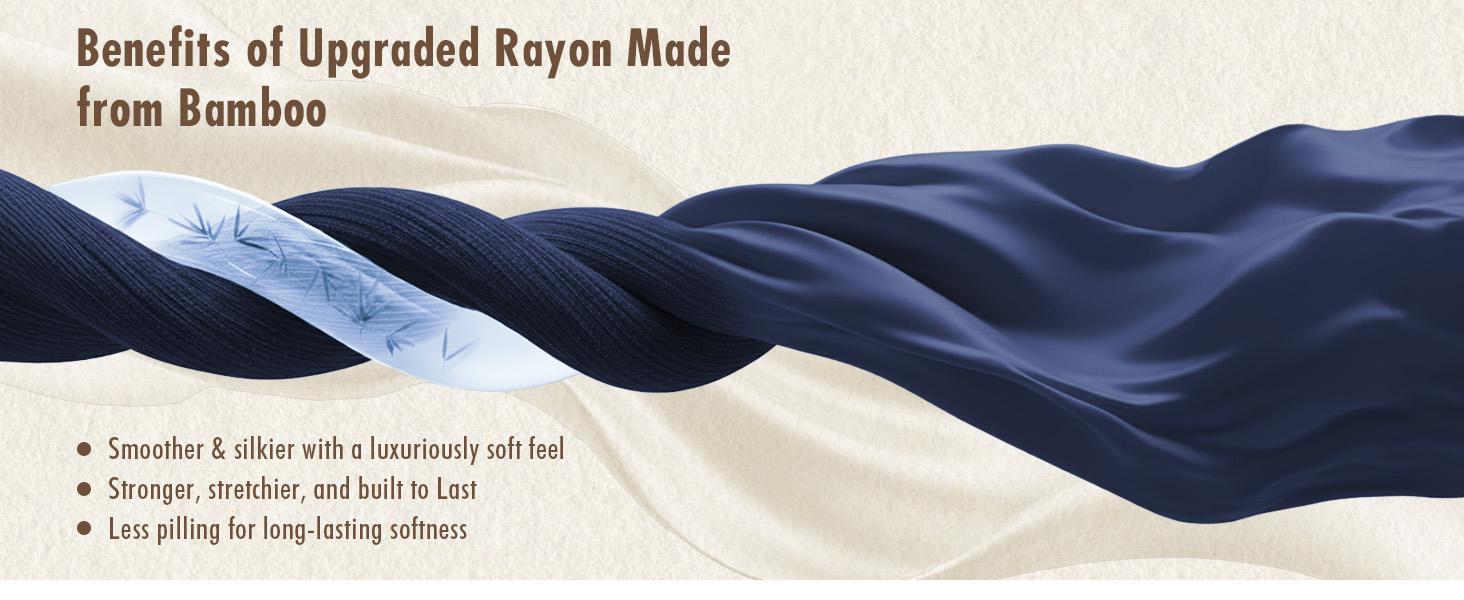 Separatec Silky Bamboo Fabric Mens Boxer Shorts | Buttery Soft, All-Day Comfort 3 Pack