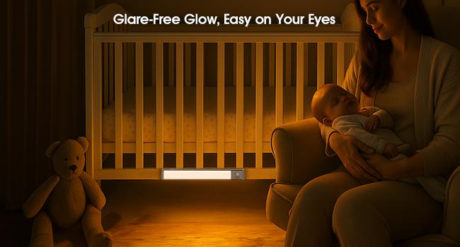 Under Cabinet Lights 5 Pack 2000mAh USB Rechargeable 52LED Magnetic Dimmable for Kitchen Stairs Wardrobe Lighting