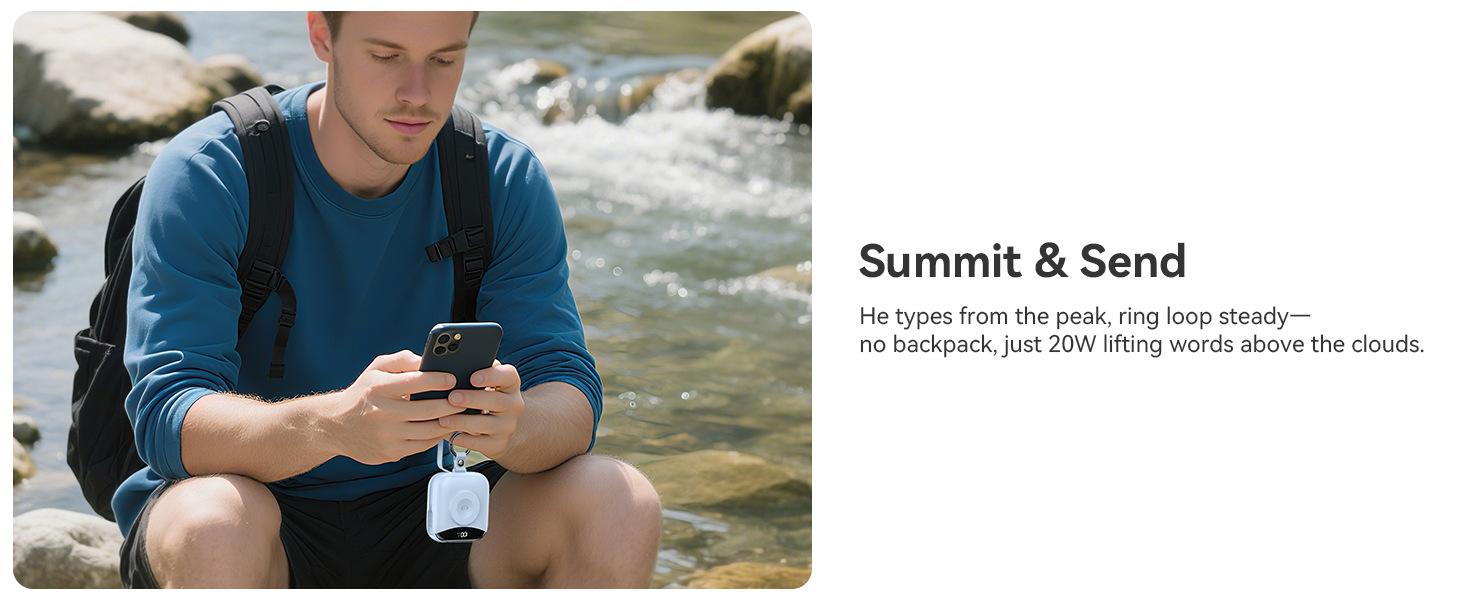 10000mAh Portable Charger Power Bank, 3-in-1 Wireless Battery Pack with Built-in USB-C & Lightning Cables, 22.5W Fast Charging, LED Display for iPhone, Apple Watch & Android Chargeable 10000mAh Portable Charger Power Bank, 3-in-1 Wireless Battery Pack with Built-in USB-C & Lightning Cables, 22.5W Fast Charging, LED Display for iPhone, Apple Watch & Android Chargeable