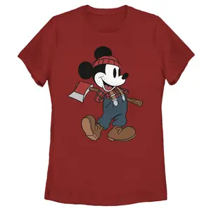 Women's Mickey & Friends Retro Lumberjack Mickey Mouse T-Shirt