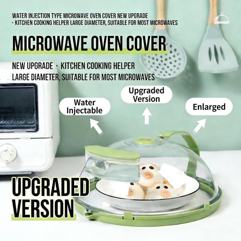 UFORU Microwave Splatter Cover with Water Steamer, 10 inch Clear Microwave Plate Cover Lid for Food, Kitchen Gadgets Accessories for Microwave Oven Kitchenware Utensils UFORU Microwave Splatter Cover with Water Steamer, 10 inch Clear Microwave Plate Cover Lid for Food, Kitchen Gadgets Accessories for Microwave Oven Kitchenware Utensils