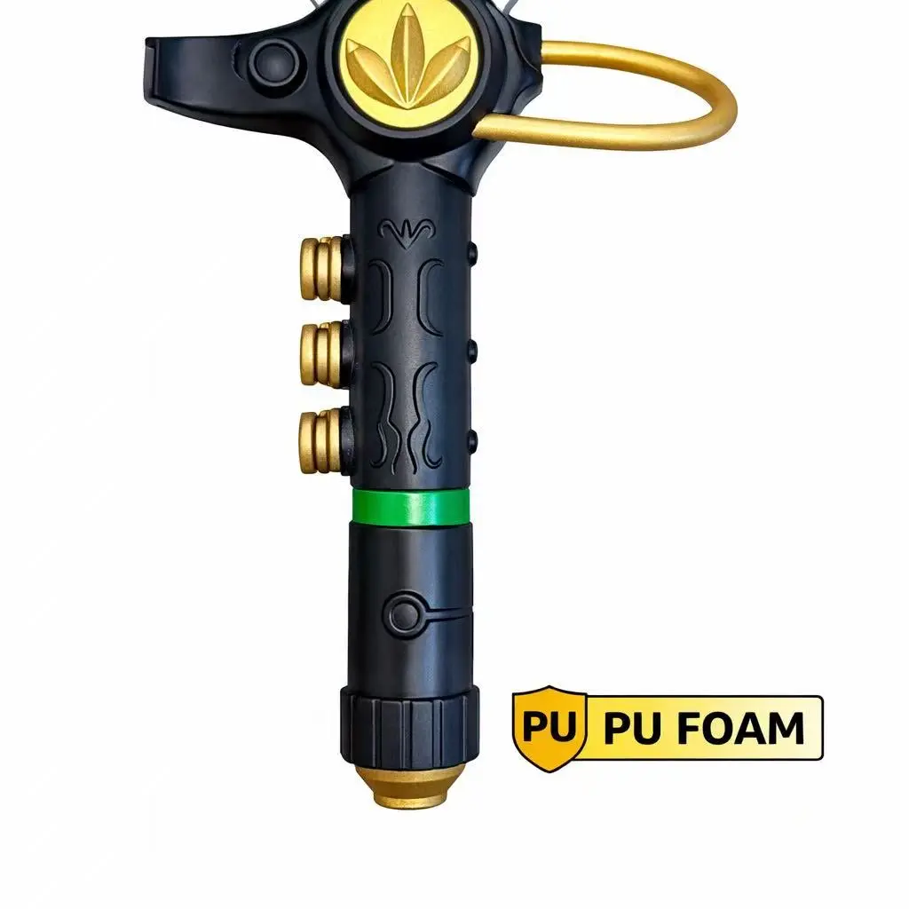 Kinstore Power Fantasy Ranger Red Lighting PU Foam Sword Black PU