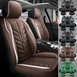 Upgraded Car Seat Covers - Premium Leatherette Material, Multiple Color Options, Comfortable & Durable Design for Enhanced Vehicle Interior