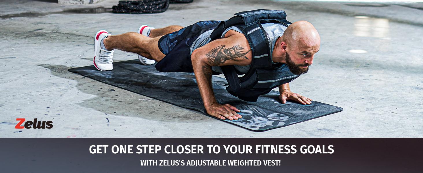 【SpringStatements】ZELUS 23lb/30lb/60lb Weighted Vests with Adjustable Weights,Rucking Vest for Men, Women, Workout, Running, Strength Training, Rucking, Jogging,Bone Health, Core & Posture Boost| Gym Outfits, All Seasons Gift Idea SpringStatements