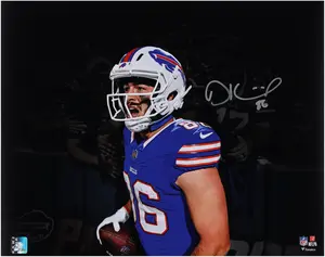 Dalton Kincaid Buffalo Bills Autographed "16 x 20" Celebrating With Fans Spotlight Photograph - Fanatics Authentic Certified