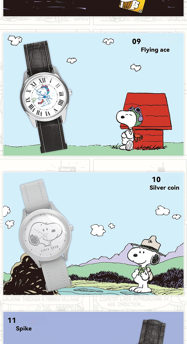 MINISO SNOOPY Friends Series Watch Surprise Blind Box - Functional Fashionable Timepiece for Snoopy Fans, Cartoon Children's Gifts, Watches Suitable for Teenagers and Students desk toy