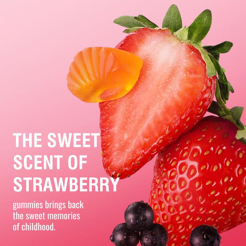 New Sttes Perfume 606# (Pressable Strawberry Gummies) – Eau de Parfum for Women – Richer Scent, Longer Lasting – Strawberry, Marshmallow, Fruit Gummies, Vanilla – Perfumes & Fragrances(100ml / 3.4 fl oz)