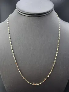 14K Gold Chain - Mirror Chain 20" 14K Gold Chain - Mirror Chain 20"