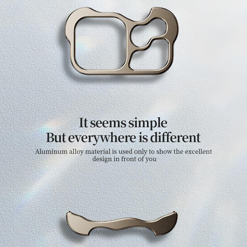 For iPhone 17 16 Pro Max 15 14 13 Metal Frameless Case with Camera Lens Protector Silm Mag Safe Compatible Minimalist Design Aluminum Frameless Protective Bumper Case Shock Absorption Shockproof Cover