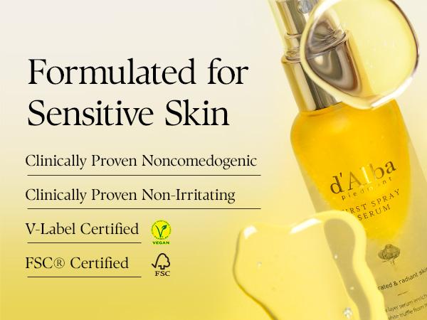 [OFFICIAL d'Alba] [2 Bottles Set] White Truffle First Spray Serum - Authentic Face Glow Serum - Lightweight & Vegan Korean Serum Face Spray (Total 6.76 fl oz.)