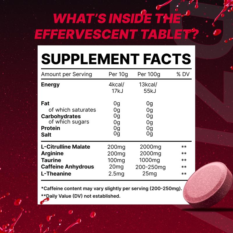 DZLV - The Original Dissolvable Preworkout Tablet (30 Servings)