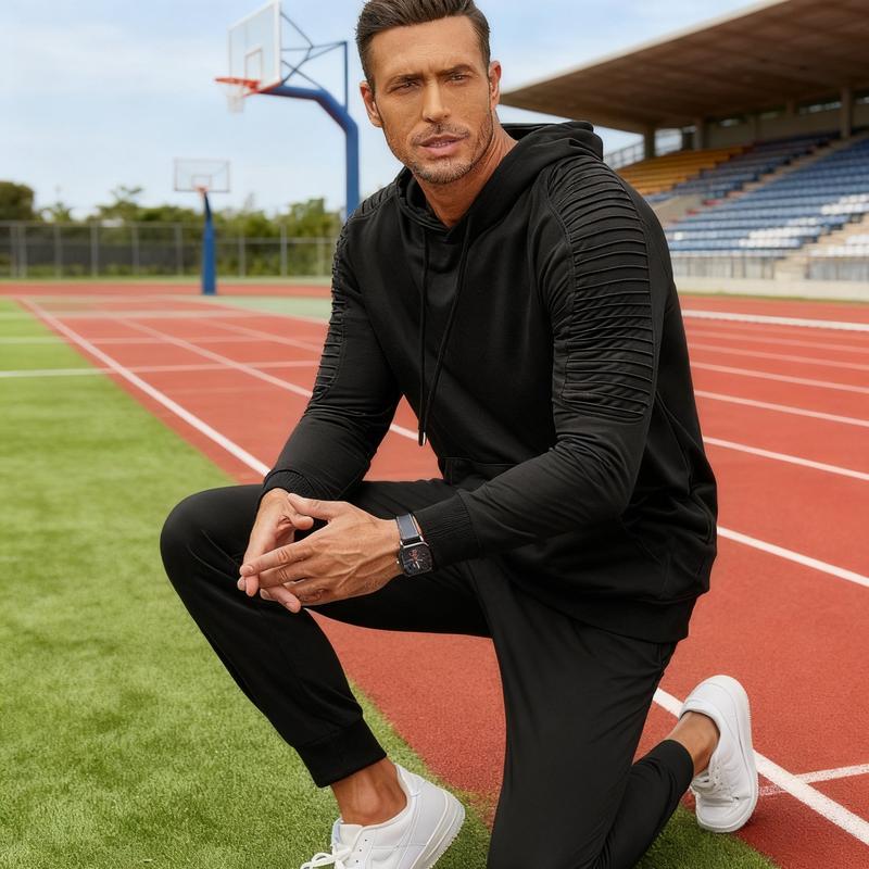 Men's Tracksuit Hoodie Set Hoodie Sweatsuit Sets Casual Jogging ...
