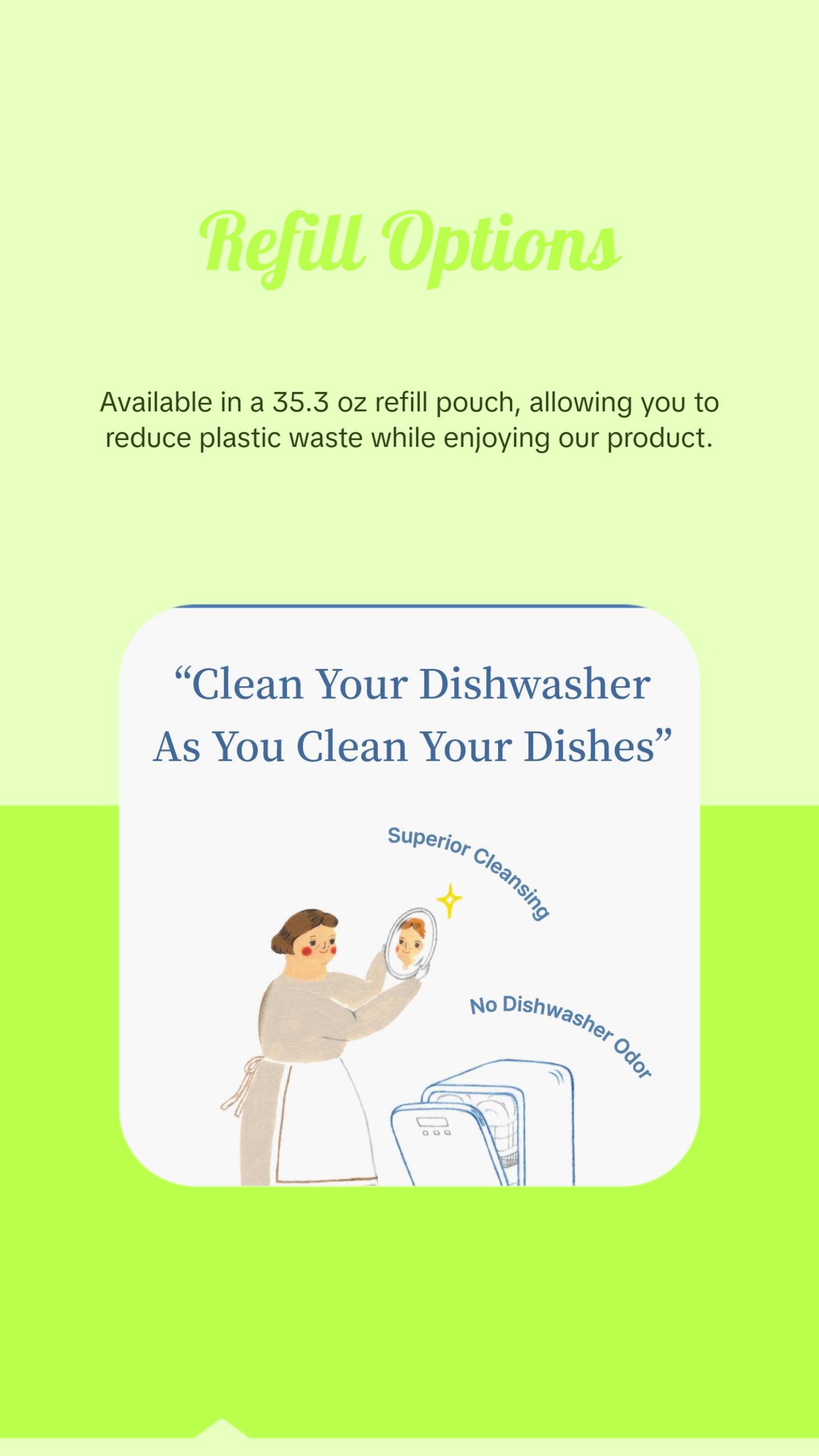 Powder Dishwasher Detergent, All Natural Dishwash Powder