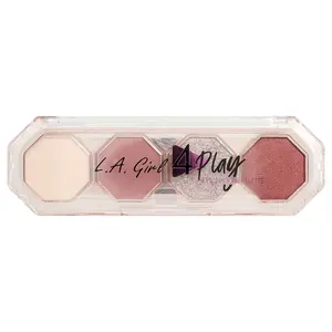 L.A. Girl 4 Play Eyeshadow Palette, GES235 Feel Good, 0.11 oz (3.2 g)