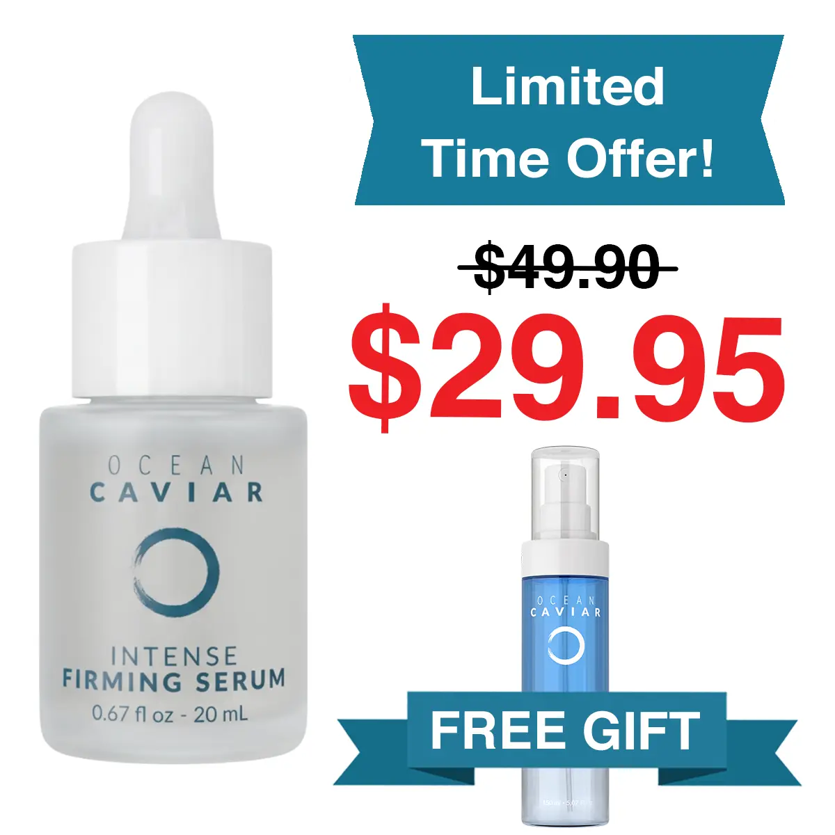 Caviar Intense Firming Serum | Get a FREE Ocean Intense Cleansing Water