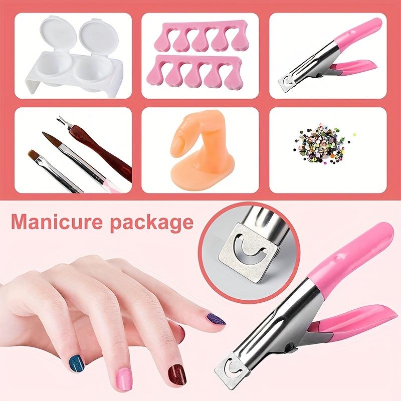 Nail Kit Set Professional Acrylic With Everything, 12 Glitter Acrylic Powder Kit Nail Art Tips Nail Art Decoration, DIY Nail Art Tool Nail Supplies acrylic nails kit Acrylic Nail Kit For Beginners (Professional)