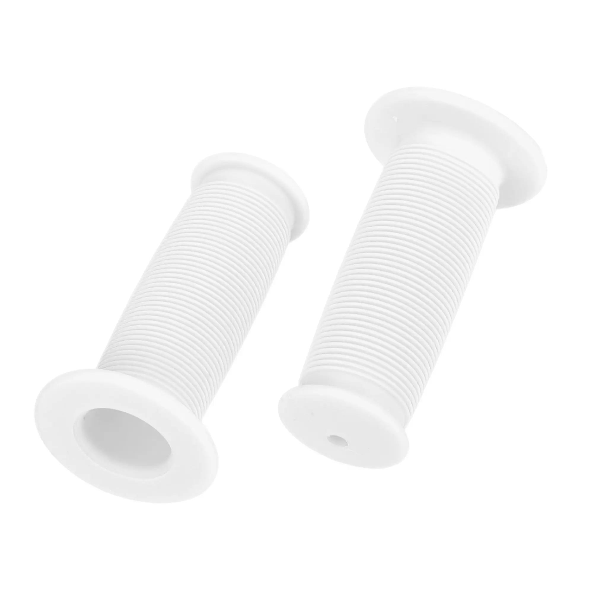 Bike Handlebar Grips Covers 85mm Long Lightweight | Bicycle End Grips Protector White 1 Pair