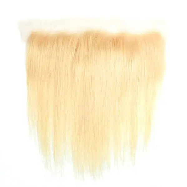 100% Real Human Hair 13x4 Transparent Lace Frontal Wig - Blonde #613, Real Hair, Free Flash Shipping