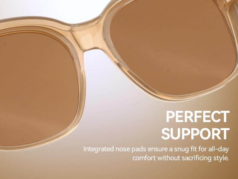 Meeloog Night Vision & Glasses Large Polarized Fit Over Glasses Sunglasses For Women Men with TAC Lens, UV400 Protection Coating, , Oversized Trendy Square Shades For Driving Riding ST0110