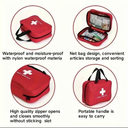 330 Piece First Aid Kit, Premium Waterproof Compact Trauma Medical Kits for Any Emergencies, Ideal for Home, Office, Car, Travel, Outdoor, Camping, Hiking, Boating