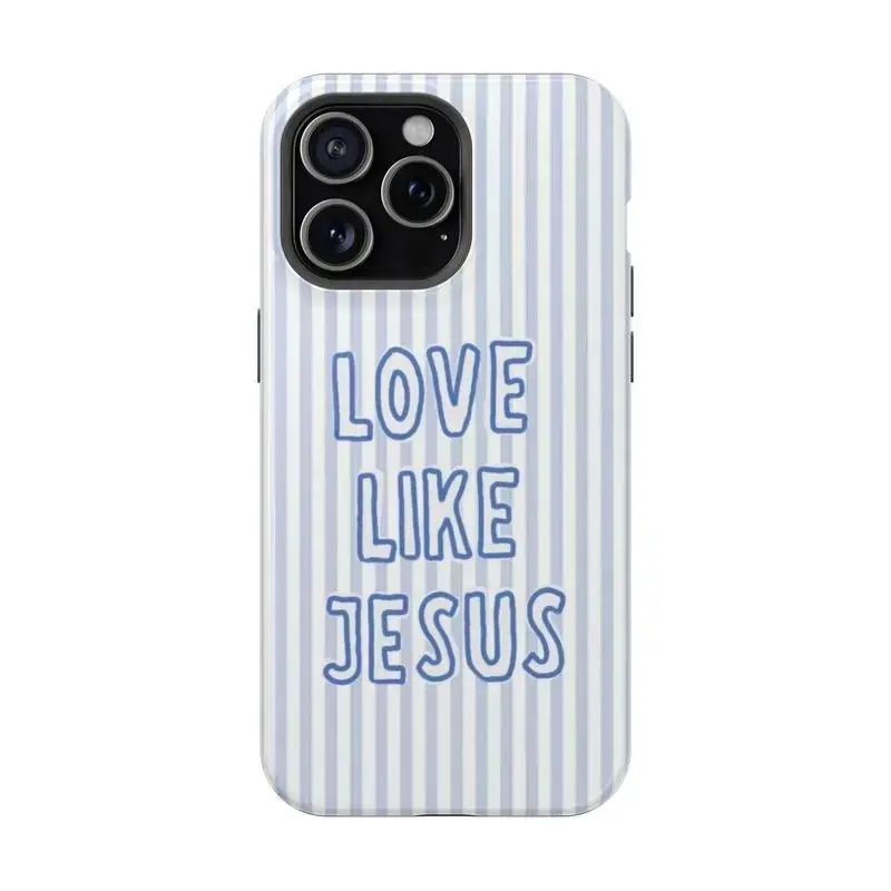 Love Like Jesus" Christian phone case, compatible with iPhone 17 Pro Max,  16, 15, 14, 13,
