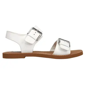 Steve Madden Womens Santo Ankle Strap Casual Sandals Casual - White