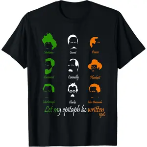 Graphic Tees Irish 1916 History- Rebels of Ireland Robert Emmet Quote T-Shirt