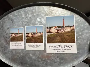 Save the Date Magnet Photo for Wedding Invitations, Custom Personalized Save our Date Wedding Magnets