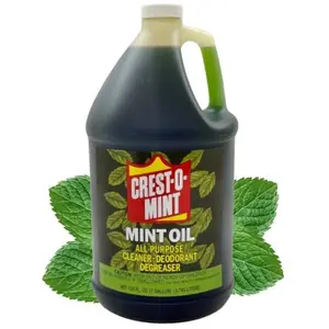 Crest-O-Mint Oil Multipurpose Cleaner & Degreaser, Simple All-Purpose Household Cleaner & Deodorizer, Natural Wintergreen Mint Scent, Made in USA (1, 128 fl oz)