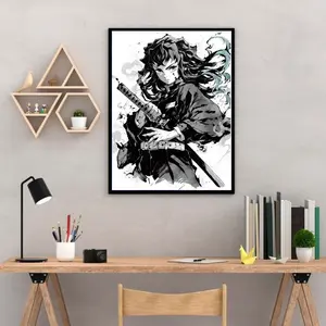 Demon Slayer Muichirou Tokito – Mist Hashira Manga Poster, Stunning Wall Art & Gift