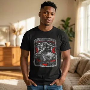 Loyalty & Strength Salute Portrait Graphic Tee – Patriotic Shirt