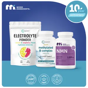 Drew Review's Balanced Vitality Bundle: NMN complex 1000mg Capsules, Electrolyte Powder (Lemon Raspberry Flavor), Methylated B Complex Capsules Drew Review's Balanced Vitality Bundle: NMN complex 1000mg Capsules, Electrolyte Powder (Lemon Raspberry Flavor), Methylated B Complex Capsules