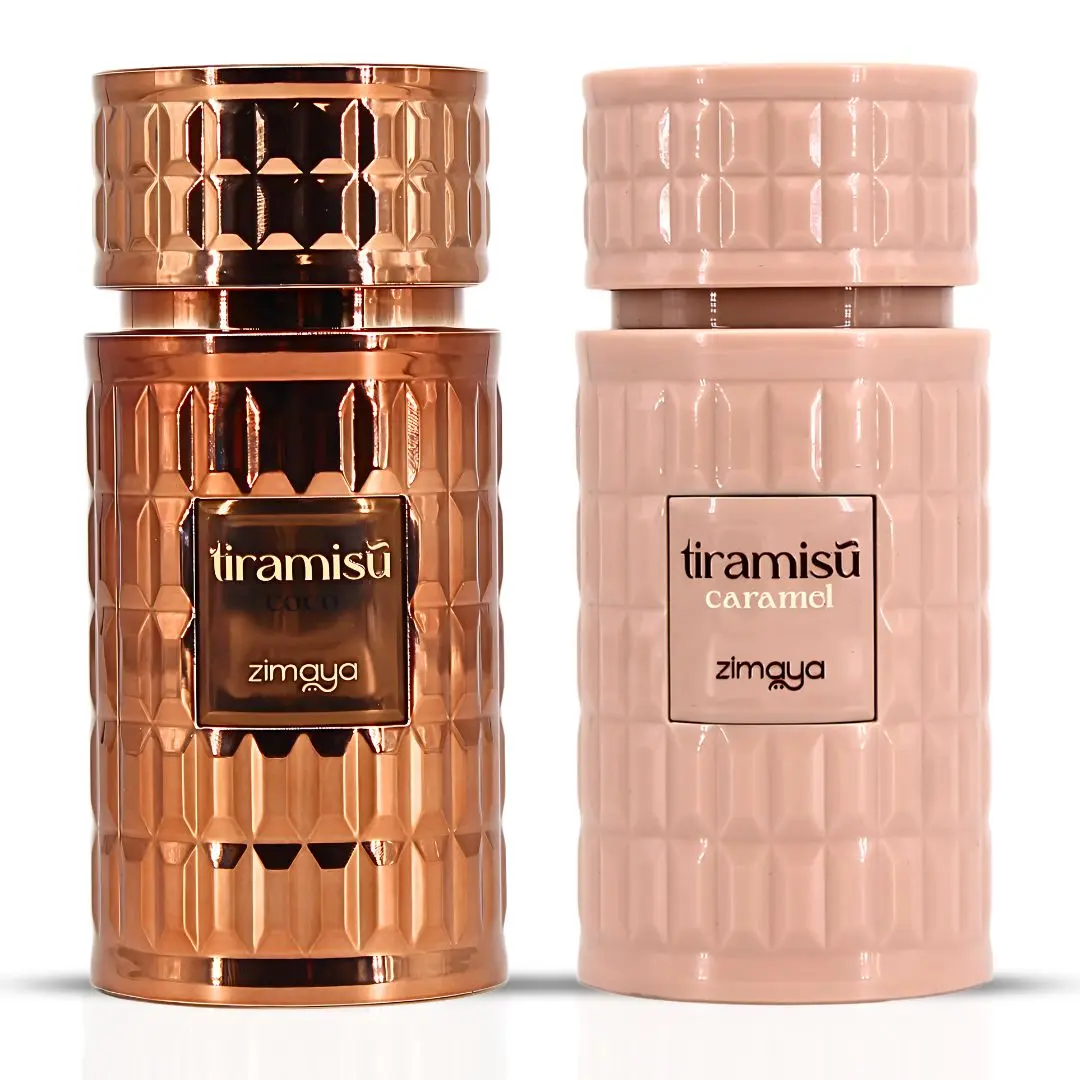 Tiramisu Coco & Tiramisu Caramel Eau De Parfum Bundle – 100ml (3.4 fl oz) Each – A Sweet, Indulgent Fragrance Duo