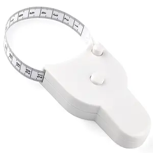 Measuring Tape for Body Measurements, 60 Inch 3D Measuring Tape, Arms Chest Thighs or Waist Tape for Personal Trainer or Home Fitness Goals (White)