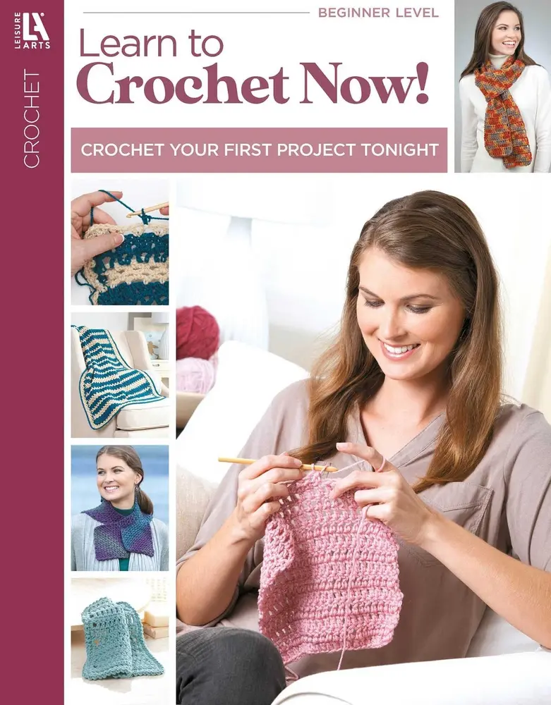 USED Book - Learn to Crochet Now!: Crochet Your First Project Tonight by Leisure Arts (Paperback) - english