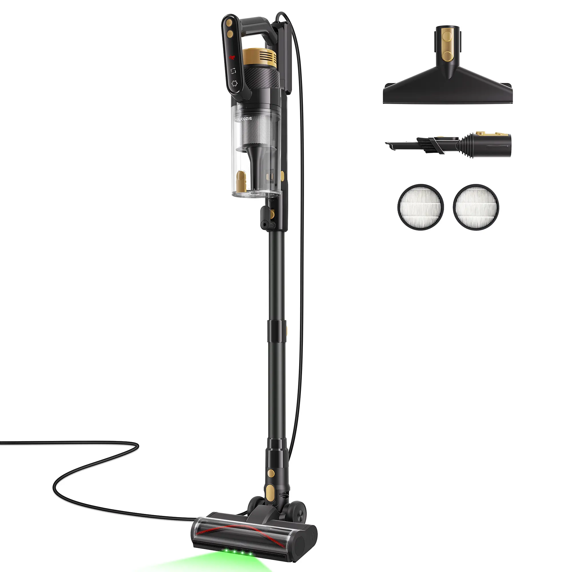 Trucozie T558 Corded Upright Vacuum Cleaner - LED Headlight, Extra-Large Dust Cup, Lightweight, Portable for Deep Cleaning Pet Hair,back to school,back to school haul