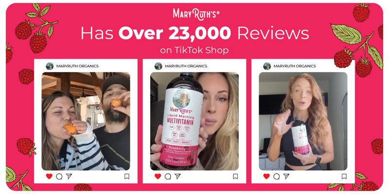 MaryRuth's Liquid Morning Multivitamin - B Complex Vitamins - Vitamins A, C, D, E -  Zinc - Beauty - Vegan - Sugar Free - 32 Fl Oz