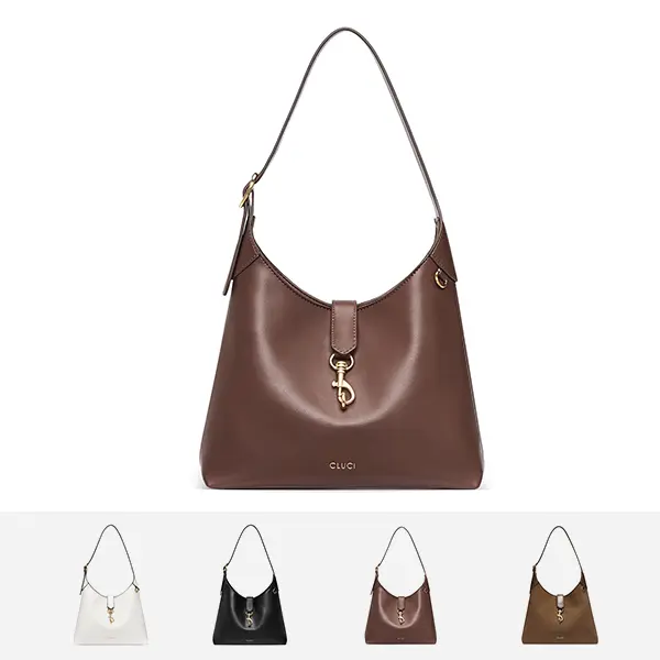[Gift Collection] CLUCI BackToSchool Brooklyn Hobo Bags for Women, Soft Vegan Leather Purses with Adjustable Strap, Lightweight Shoulder Bag, Stylish Tote Handbag