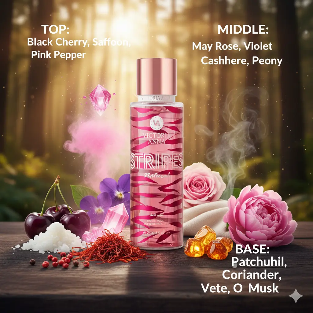 Victoria Anna 4 Flavors Fruity & Floral Perfume 8.4 fl oz 250ml