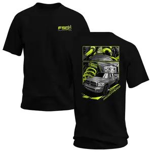 2026 Diesel Power graphic T-shirt, neon coil design, by FSD, off-road truck graphic tee, stylish automotive style, unisex, comfortable pure cotton fabric, perfect for everyday wear, apparel for truck enthusiasts, casual streetwear