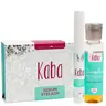 Kaba Eyelash Growth Serum for Longer, Thicker & Stronger Eyelashes with Essential Oils. Dermatologist Tested. Includes Makeup Remover Oil - Improved Formula