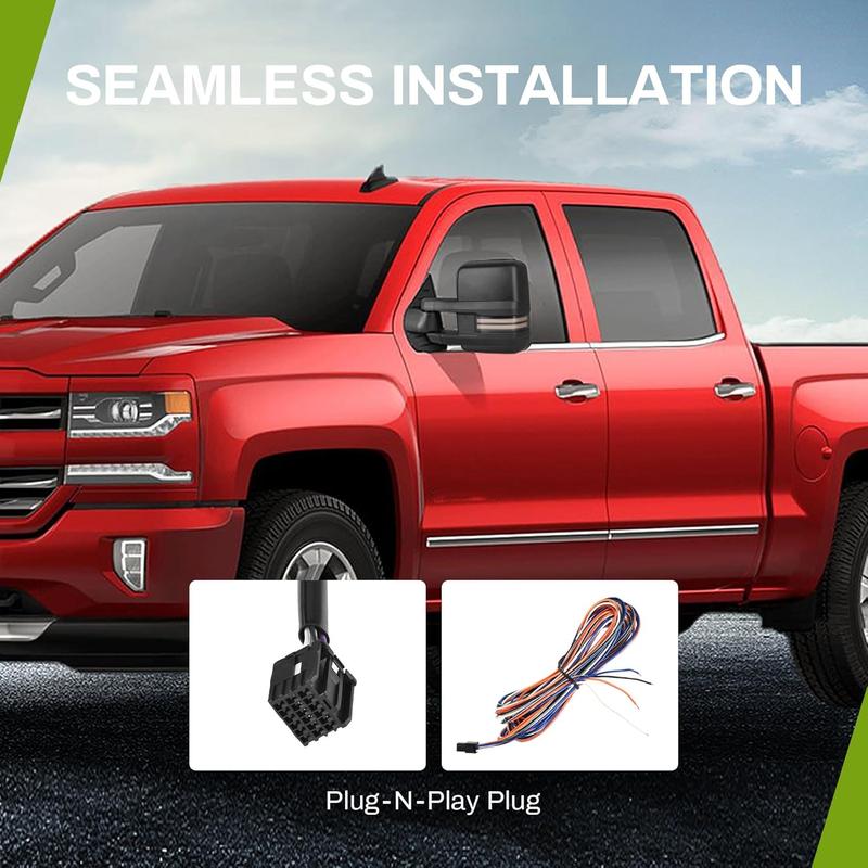 YITAMOTOR Tow Mirrors Compatible with 2014-2018 Chevy Silverado GMC Sierra 1500 2500HD 3500HD, LED Turn Signal Sequence Light Power Heated Telescoping Pair Black YITAMOTOR Tow Mirrors Compatible with 2014-2018 Chevy Silverado GMC Sierra 1500 2500HD 3500HD, LED Turn Signal Sequence Light Power Heated Telescoping Pair Black