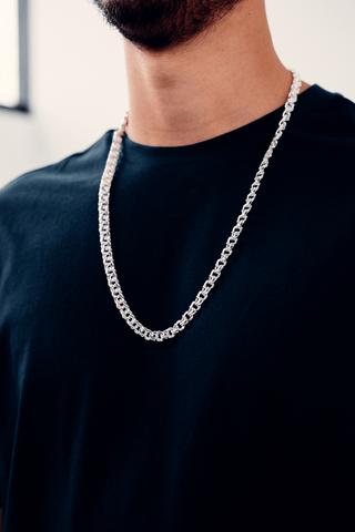 Silver Chino Link Chain