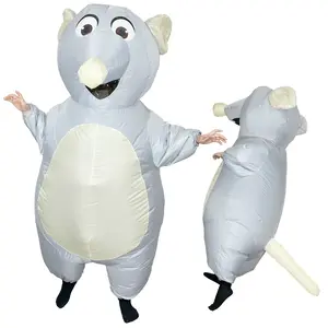 2025 New Popular Cute Mouse Inflatable Costume Cartoon Funny Adult Dress Up Festival Party Teamwork Photo Props for Festivals and Themed Parties