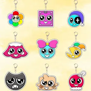 Dandy's World Keychain, Boxten Bobette Astro Poppy Acrylic Keychain, Dandys World Character Acrylic Keychains, Cute, Durable, And Perfect For Bags, Keys, Or Gifts. Great For Daily Use Or As Thoughtful Little Gifts For Your Friends And Yourself.