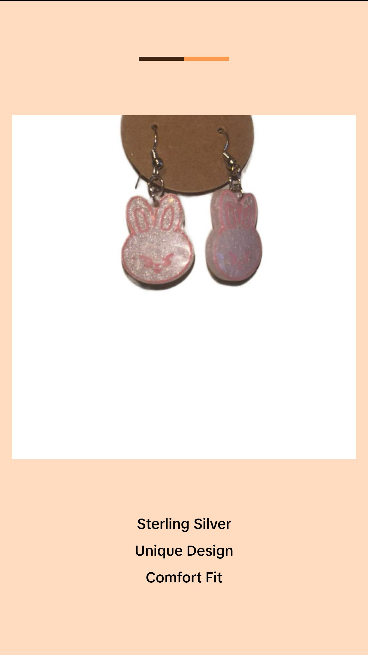 SK zoo dangle earrings