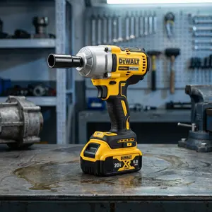 DeWalt DCF900 20V Max XR Brushless Impact Wrench - High Torque, 1/2" Anvil, Lithium Battery, Professional Grade auto mechanic diy enthusiast power tool electric driver