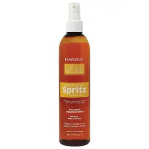 Fantasia Spritz Liquid Mousse Mega Hold 10 Ounce - Super Shine for Volume Texture Fullness Manageability Humidity Resistant Static Frizz Control Fast Drying