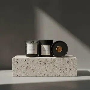 Vanilla Fleur 10oz Scented Candle- Vanilla, Citrus, Jasmine, Musk